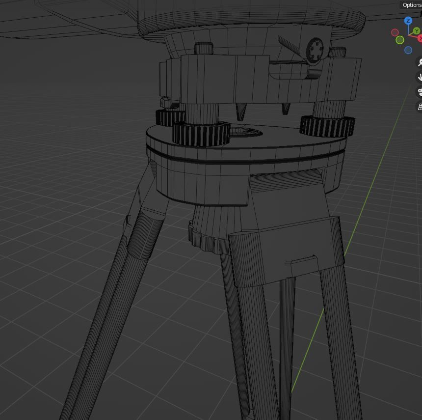 Scanstation C10 - Low poly 3D model Low-poly 3D model_12