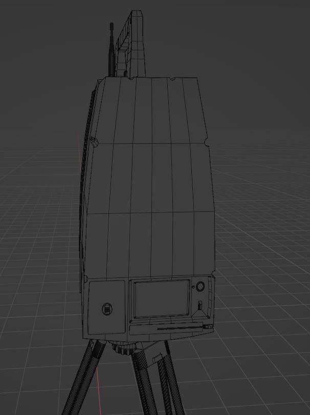 Scanstation C10 - Low poly 3D model Low-poly 3D model_11