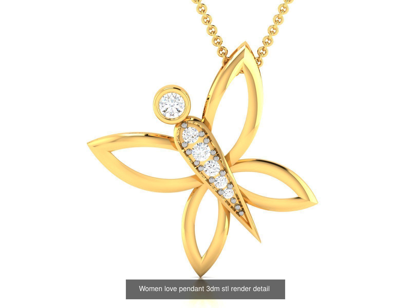 60 Women Pendant 3dm STL FBX OBJ Renders Detail Bulk Collection _52