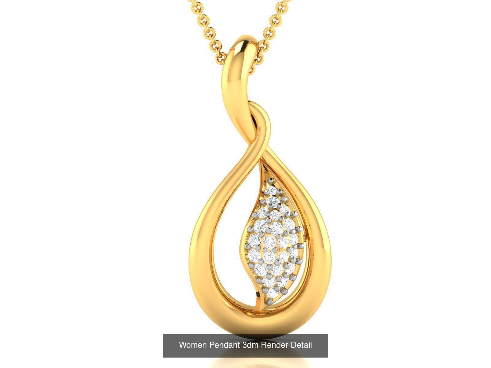 60 Women Pendant 3dm STL FBX OBJ Renders Detail Bulk Collection _34