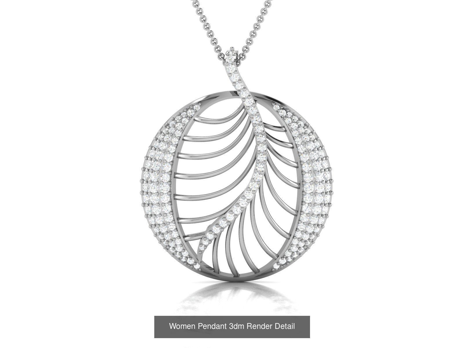 60 Women Pendant 3dm STL FBX OBJ Renders Detail Bulk Collection _40