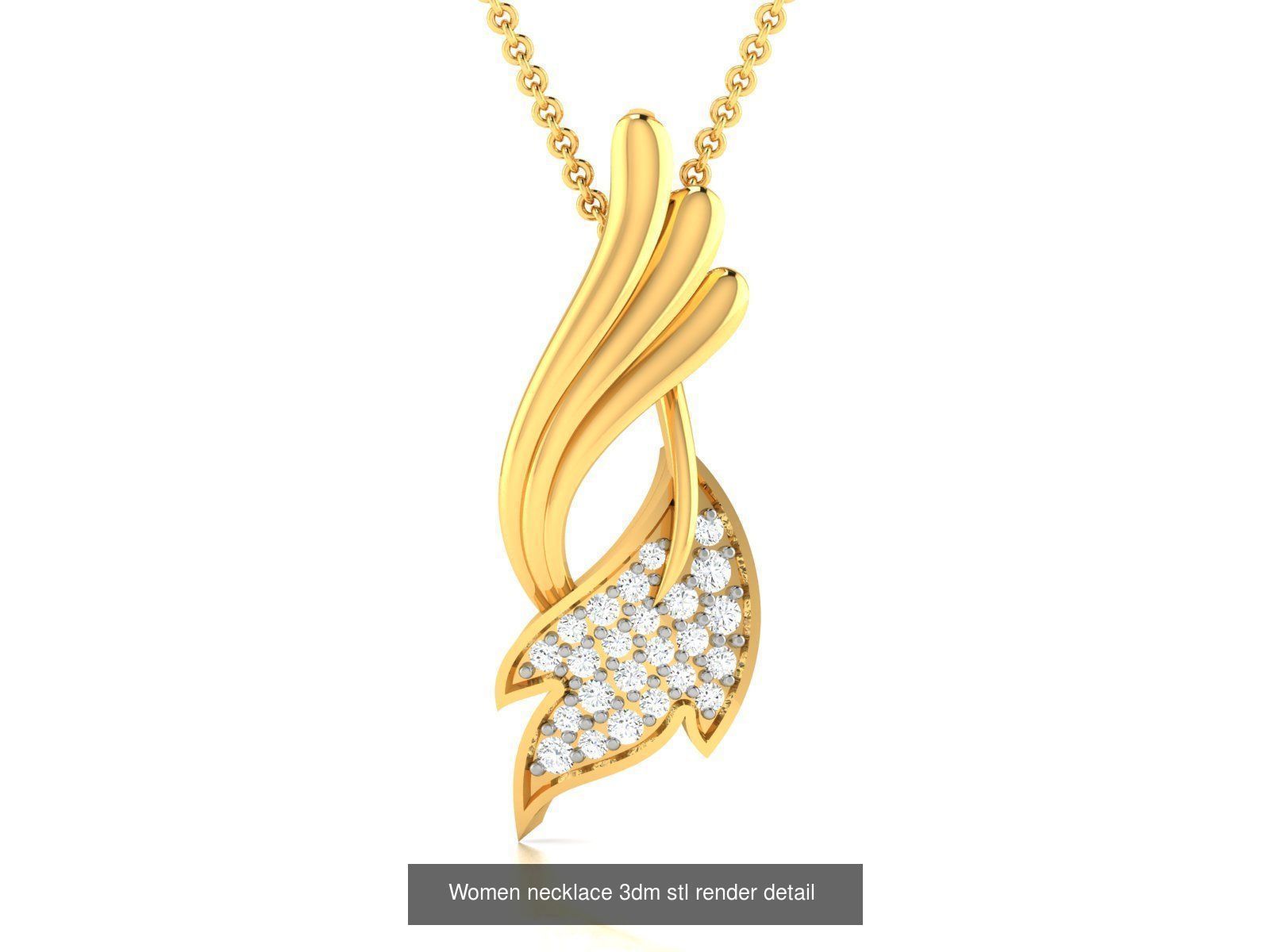 60 Women Pendant 3dm STL FBX OBJ Renders Detail Bulk Collection _51