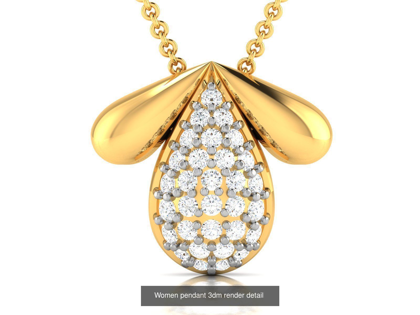 60 Women Pendant 3dm STL FBX OBJ Renders Detail Bulk Collection _48