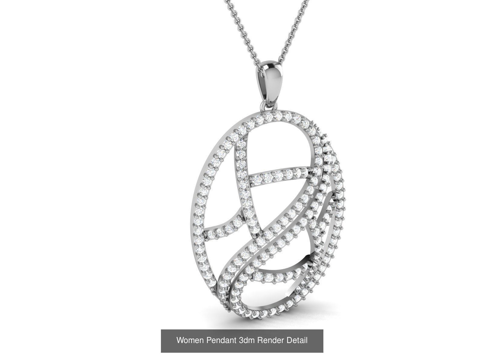 60 Women Pendant 3dm STL FBX OBJ Renders Detail Bulk Collection _19