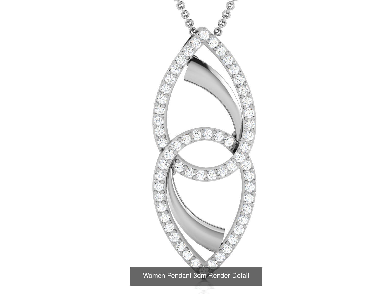 60 Women Pendant 3dm STL FBX OBJ Renders Detail Bulk Collection _21