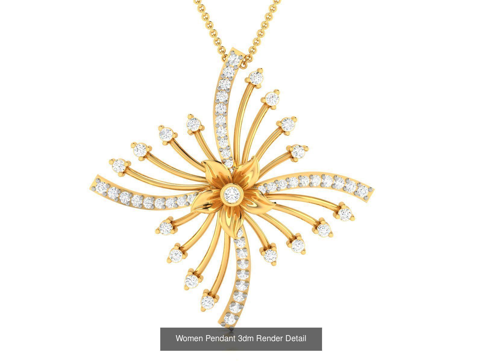 60 Women Pendant 3dm STL FBX OBJ Renders Detail Bulk Collection _23