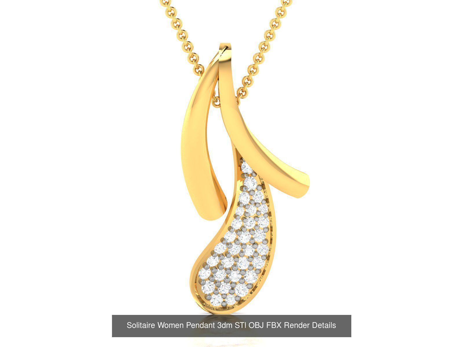 60 Women Pendant 3dm STL FBX OBJ Renders Detail Bulk Collection _70