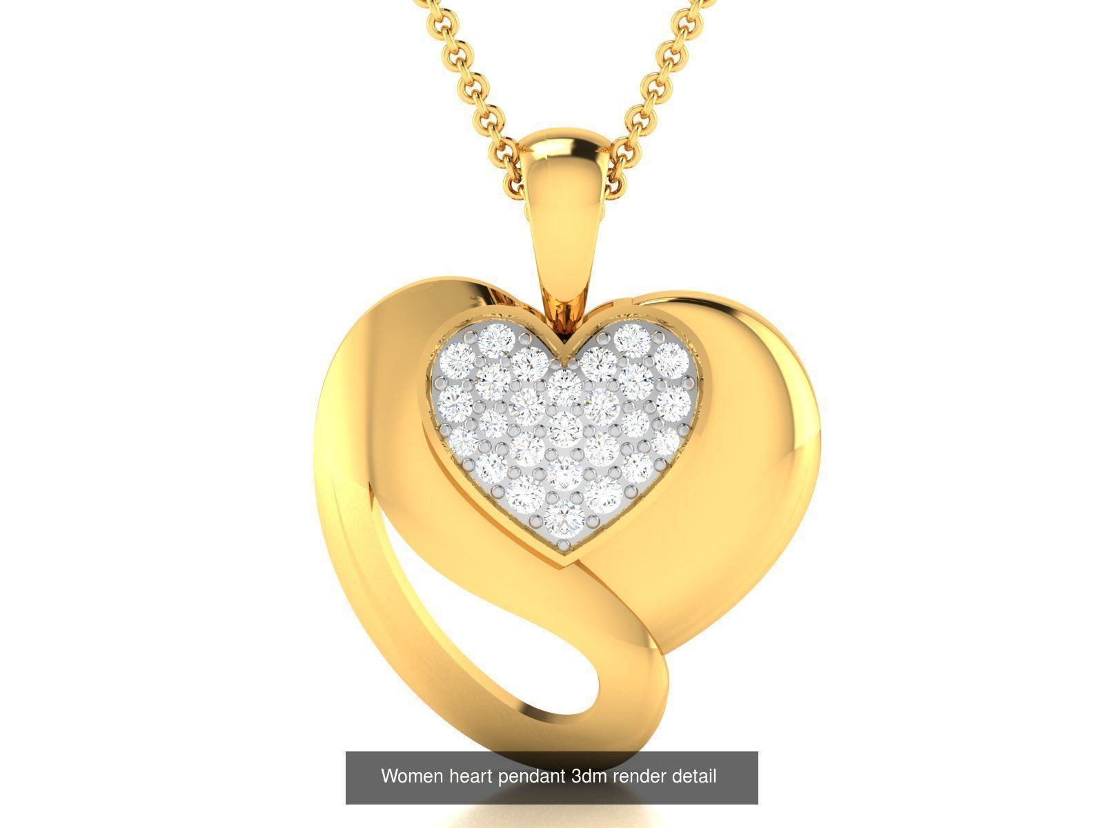 60 Women Pendant 3dm STL FBX OBJ Renders Detail Bulk Collection _44