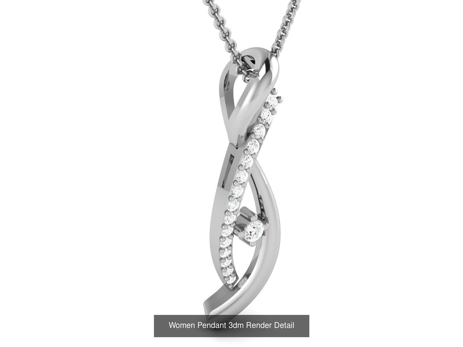 60 Women Pendant 3dm STL FBX OBJ Renders Detail Bulk Collection _38