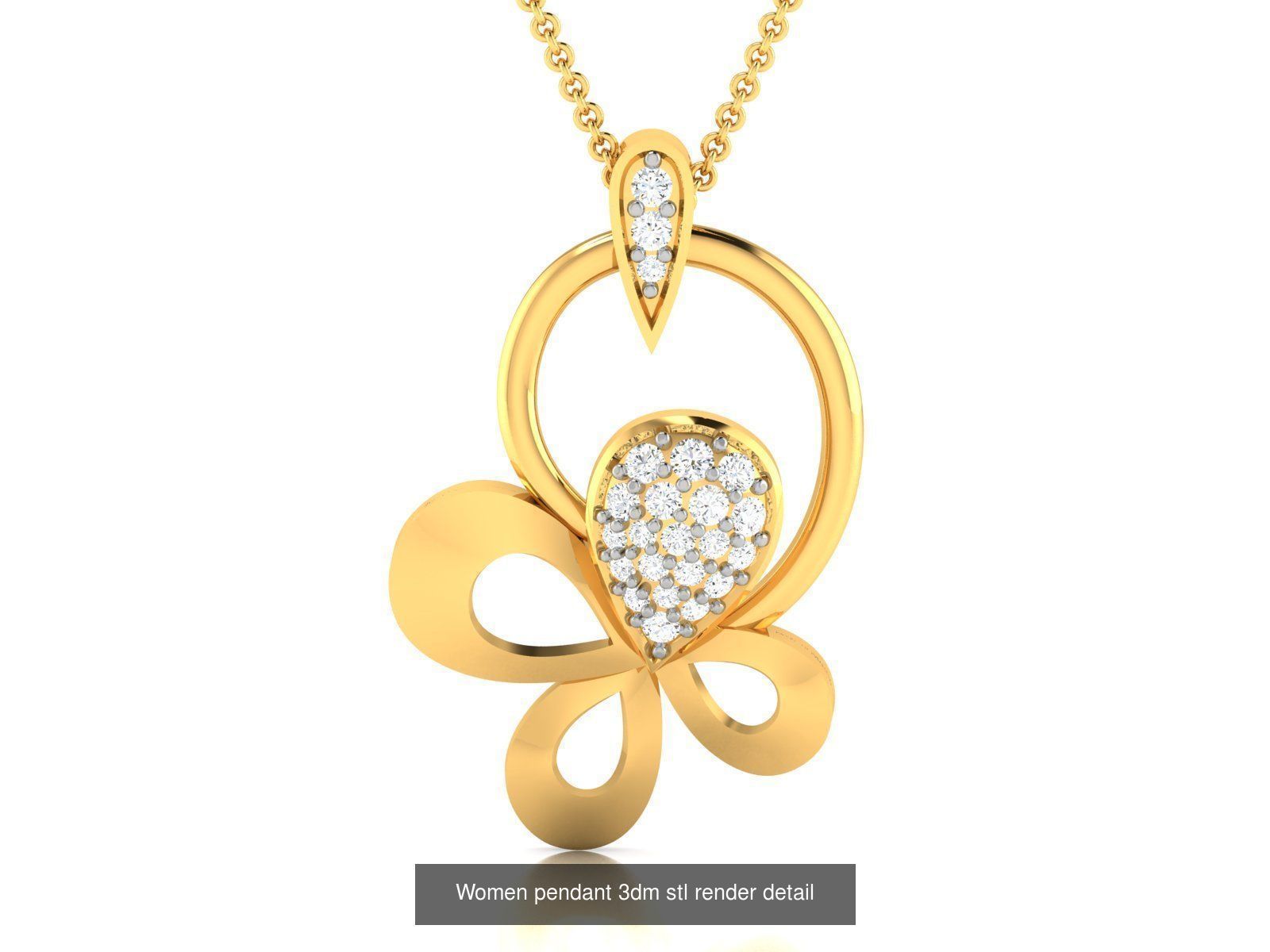 60 Women Pendant 3dm STL FBX OBJ Renders Detail Bulk Collection _49