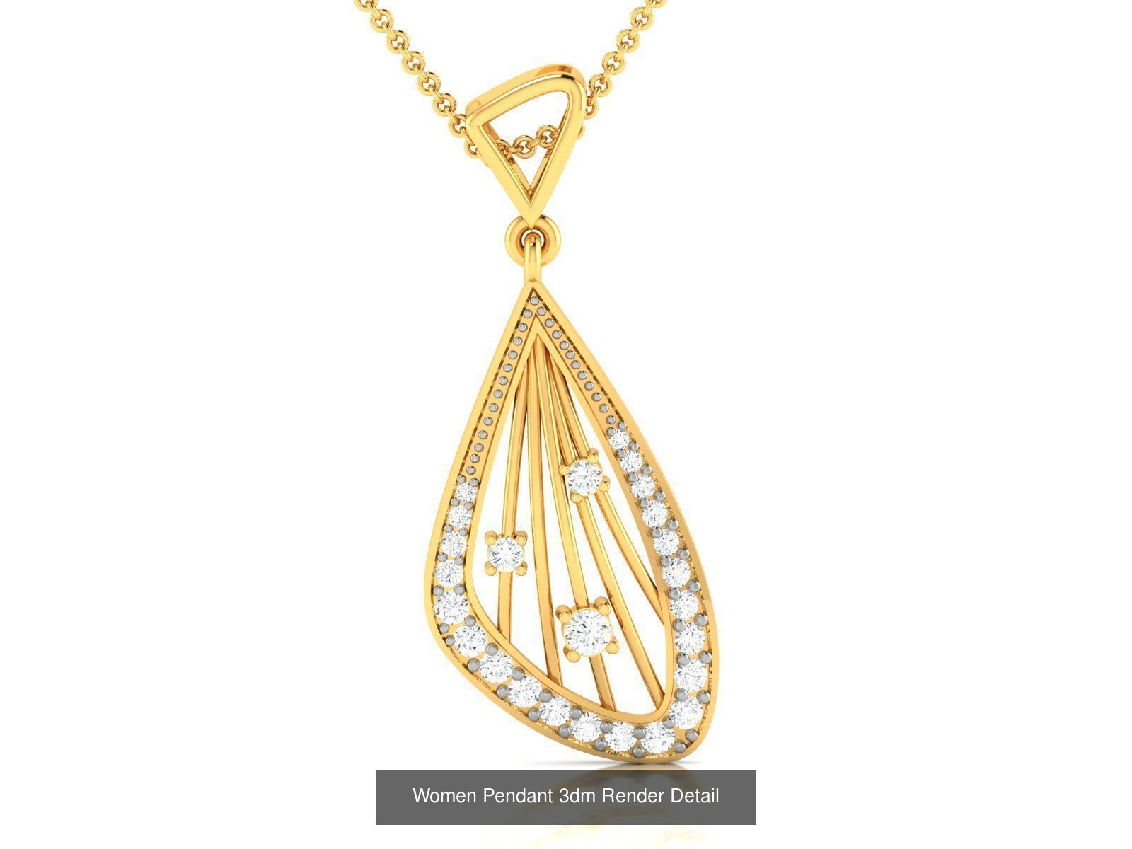 60 Women Pendant 3dm STL FBX OBJ Renders Detail Bulk Collection _25