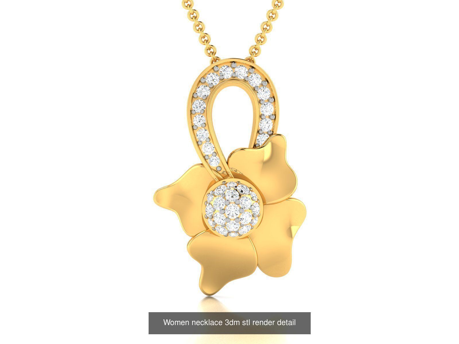 60 Women Pendant 3dm STL FBX OBJ Renders Detail Bulk Collection _60