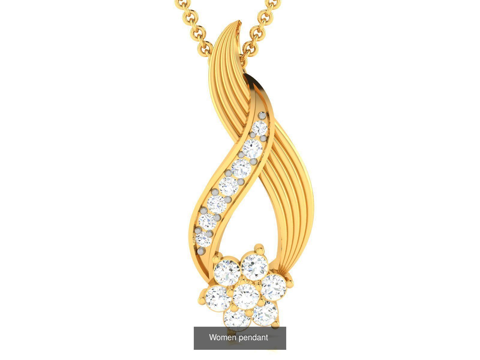 60 Women Pendant 3dm STL FBX OBJ Renders Detail Bulk Collection _62