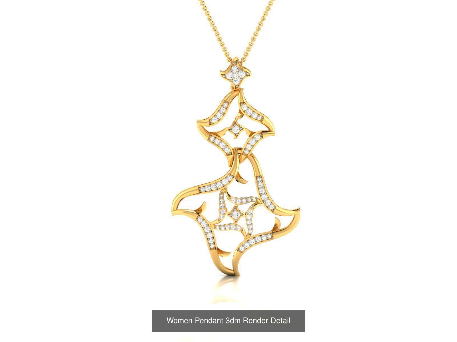 60 Women Pendant 3dm STL FBX OBJ Renders Detail Bulk Collection _36