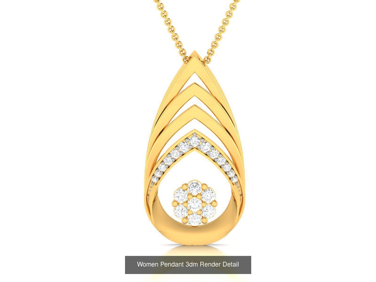 60 Women Pendant 3dm STL FBX OBJ Renders Detail Bulk Collection _39