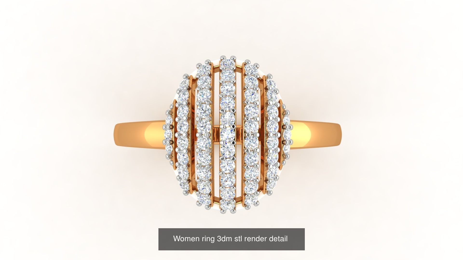 100 Cocktail Ring 3dm STL FBX OBJ Renders Detail Bulk Collection _37