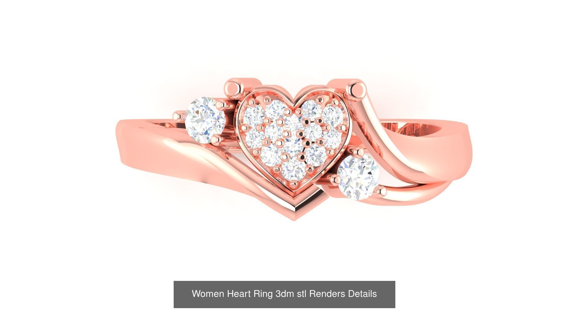 100 Cocktail Ring 3dm STL FBX OBJ Renders Detail Bulk Collection _17