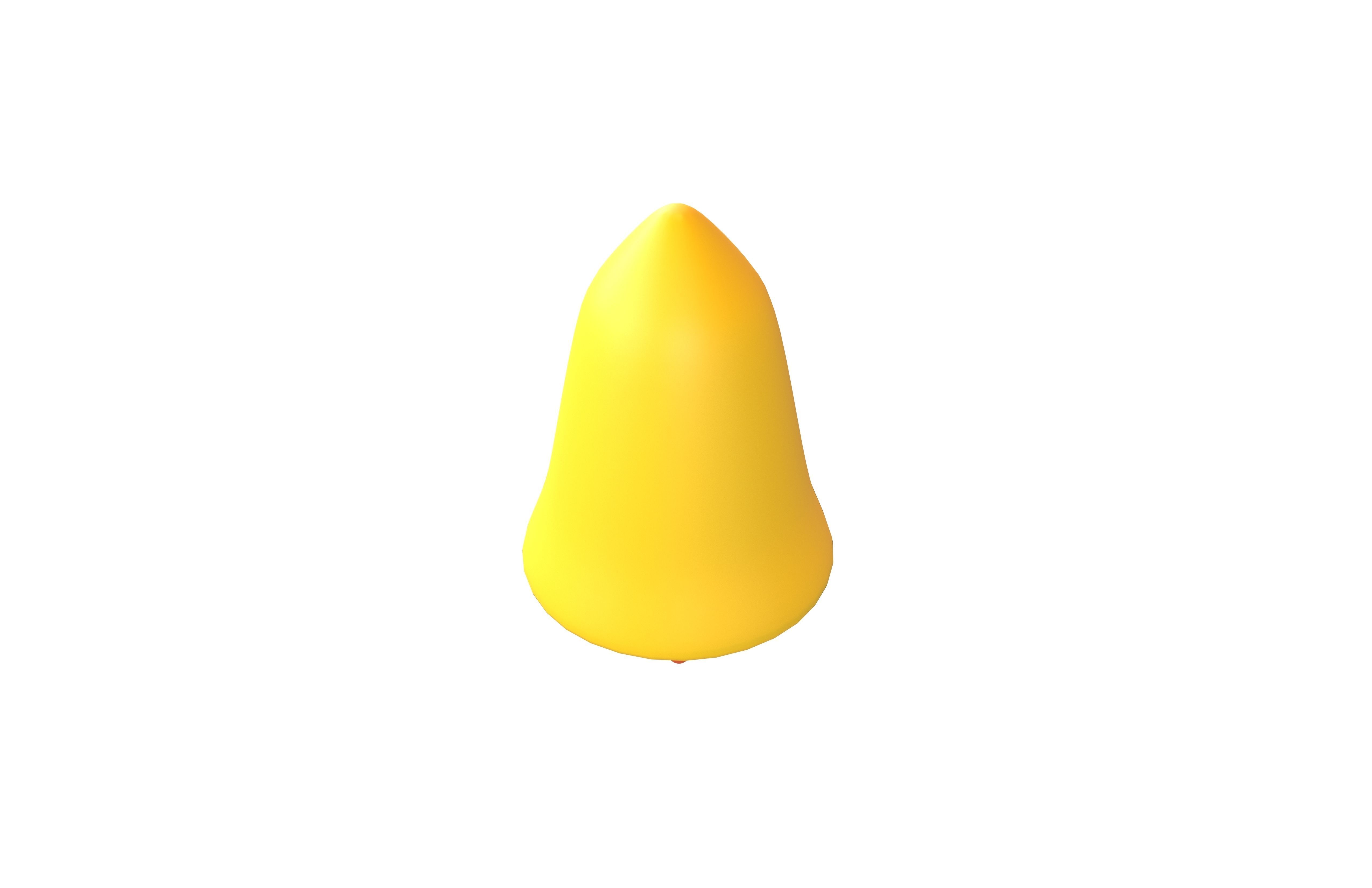 Rocket Icon v1 002 Low-poly 3D model_2