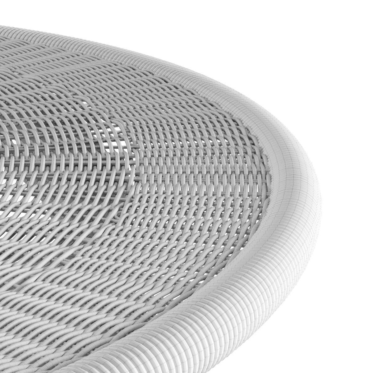 Anguilla Rattan Coffee Table Serena and Lily 3D model_6