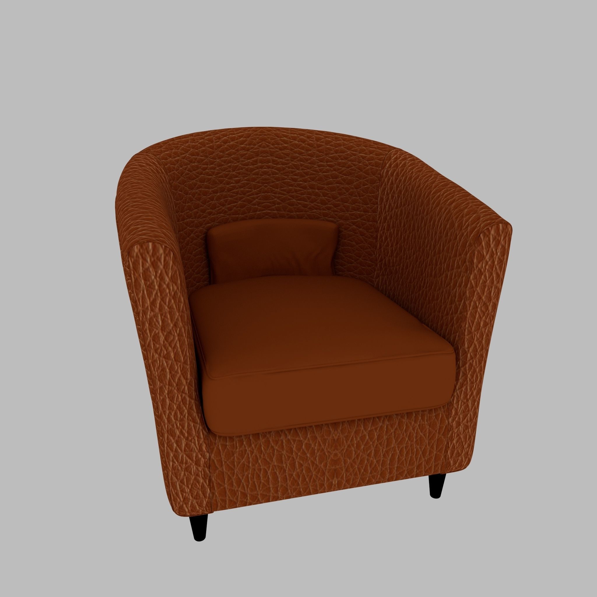 sofa 3d model armchair 3D model_1