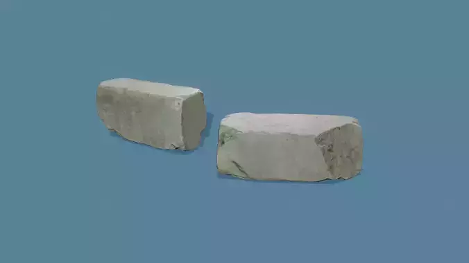 3D Scan Old Silicate Brick 03