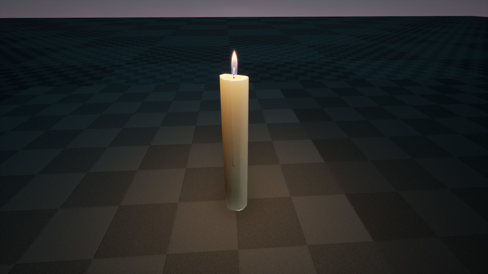 Melting Candle Pack For Unreal Engine 4 Low-poly 3D model_13