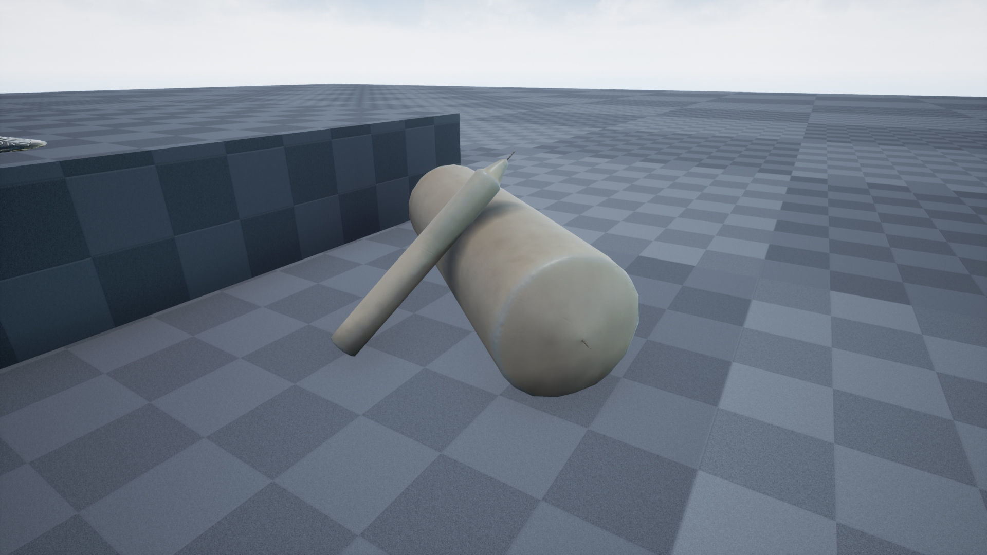 Melting Candle Pack For Unreal Engine 4 Low-poly 3D model_6