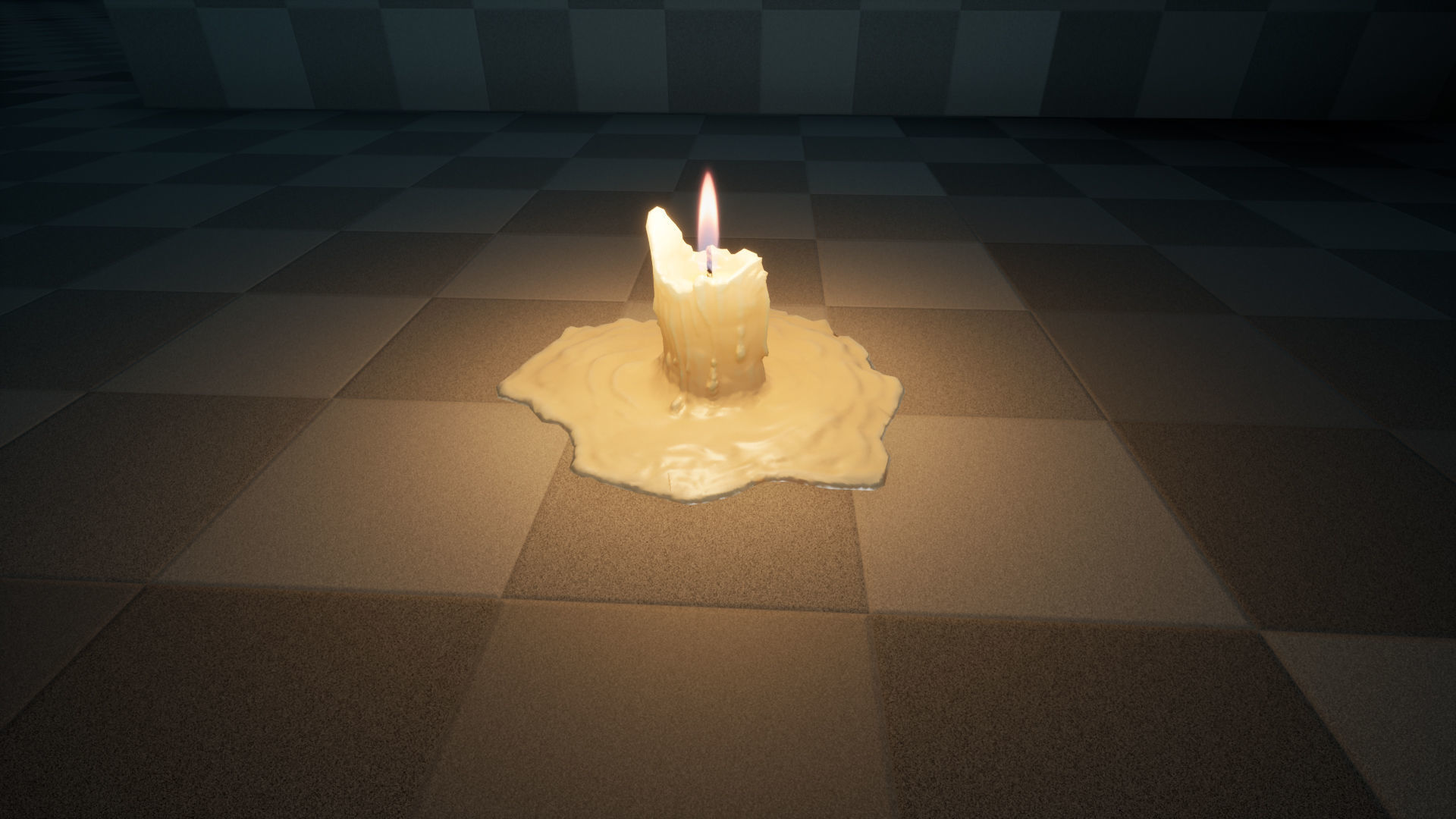 Melting Candle Pack For Unreal Engine 4 Low-poly 3D model_18