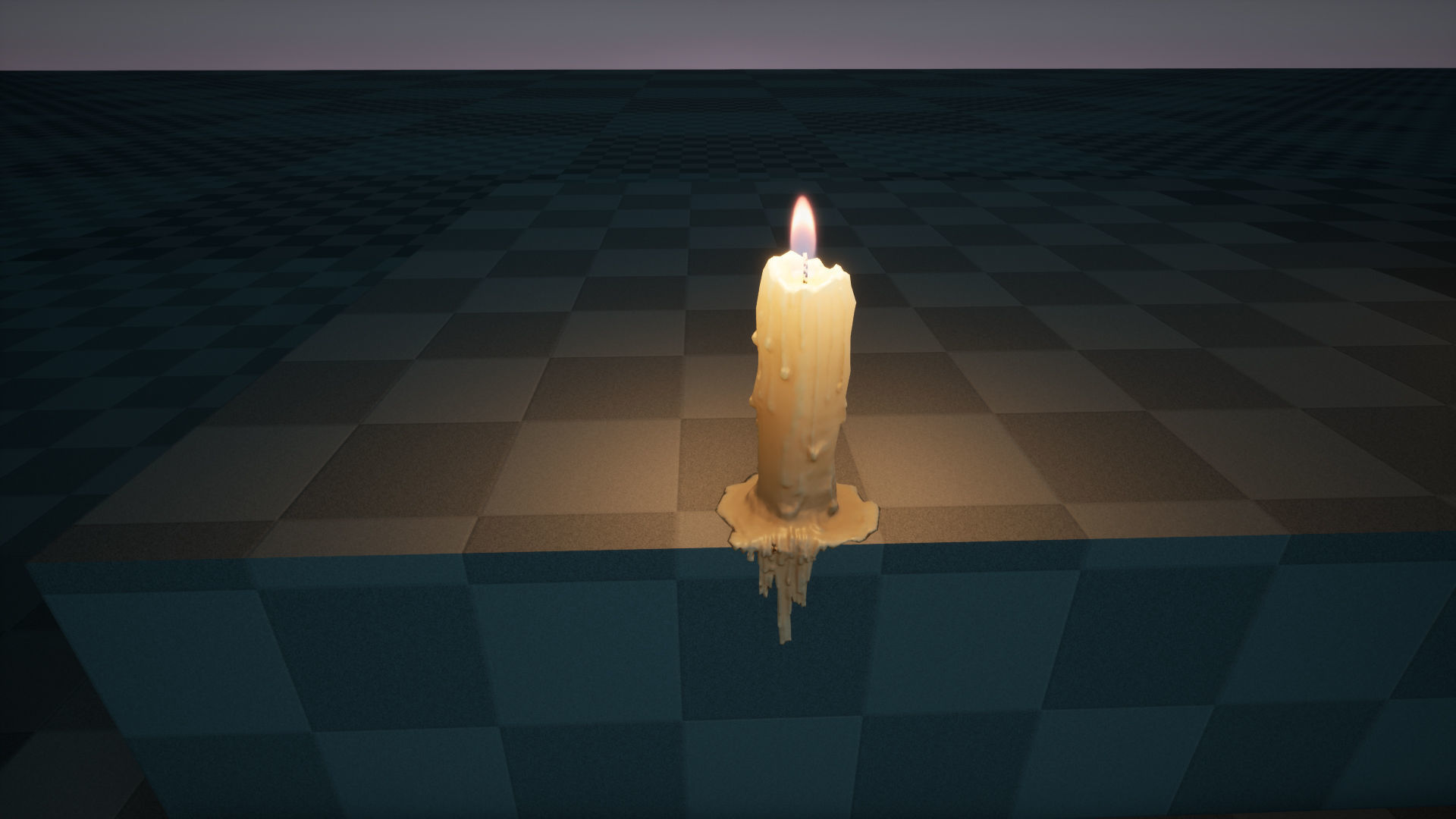 Melting Candle Pack For Unreal Engine 4 Low-poly 3D model_19