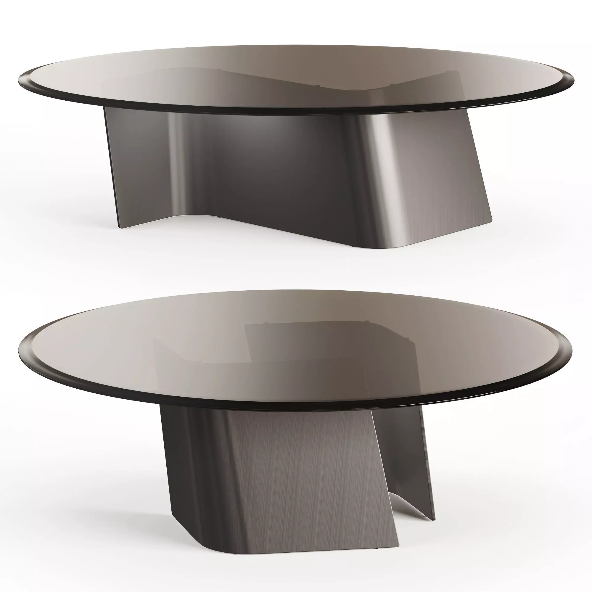 Reflex Angelo ESSE 40 Oval Coffee Table By Tulczinsky 3D model_0