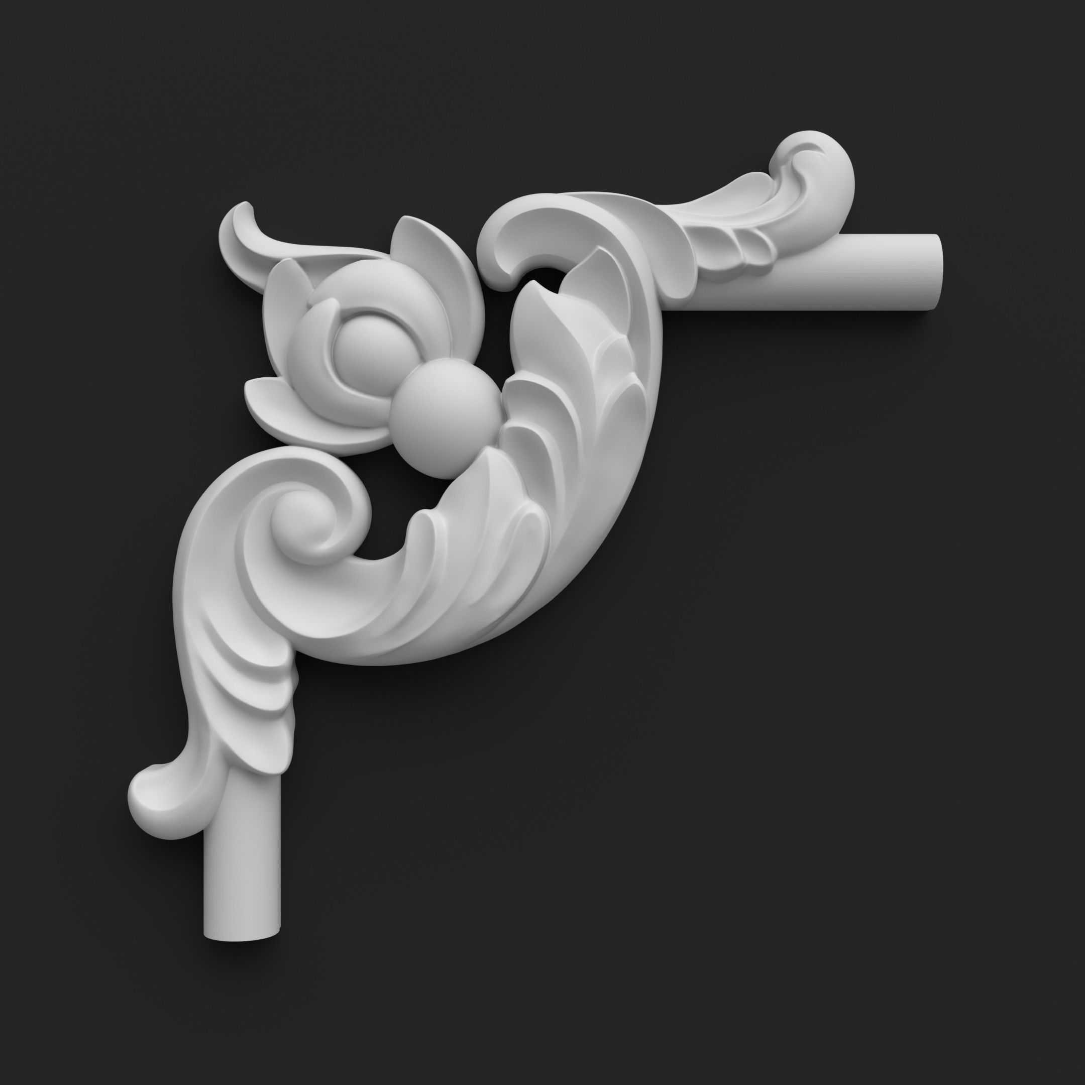 CNC Sculpted Ornament Pack VOL 2 3D print model_3