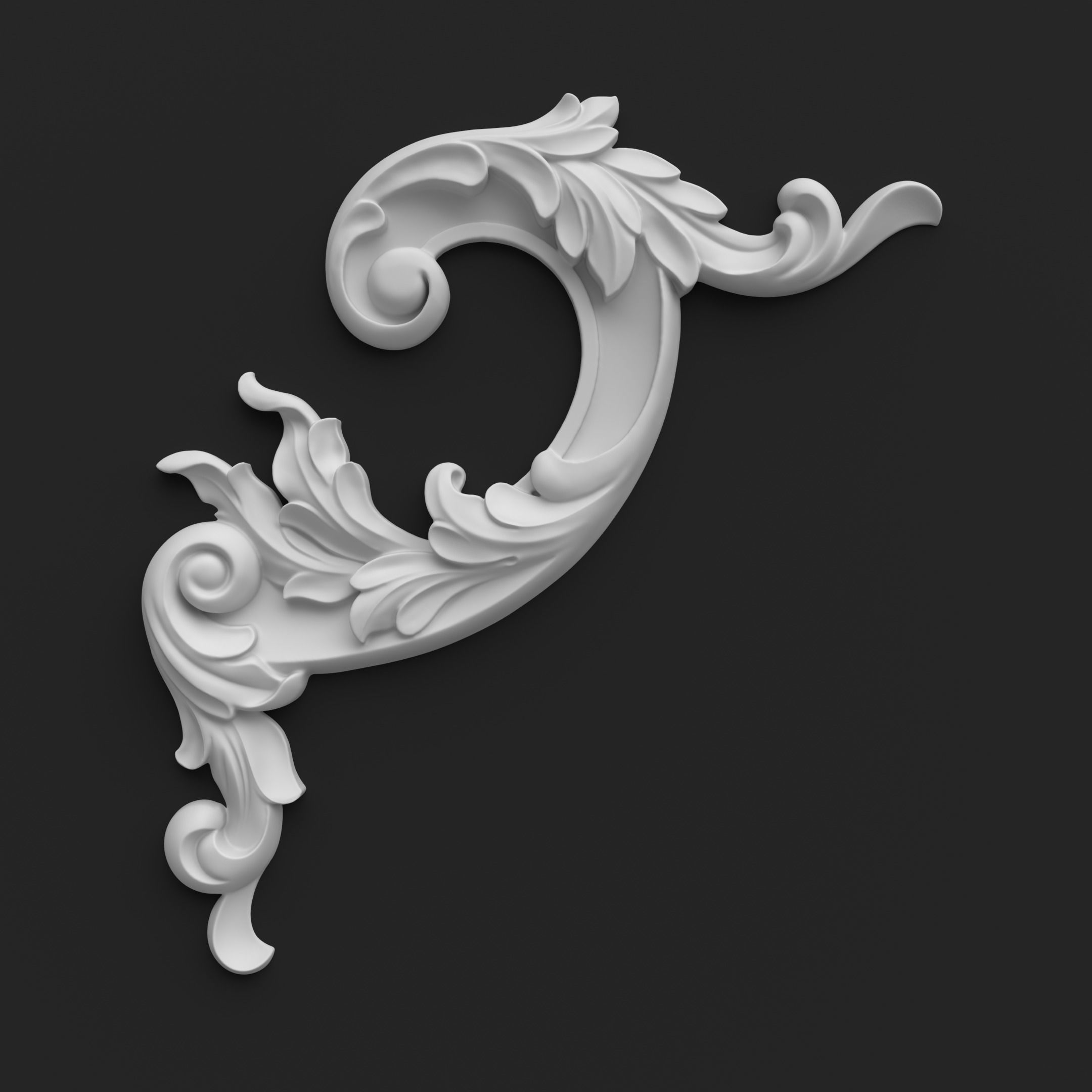 CNC Sculpted Ornament Pack VOL 2 3D print model_11