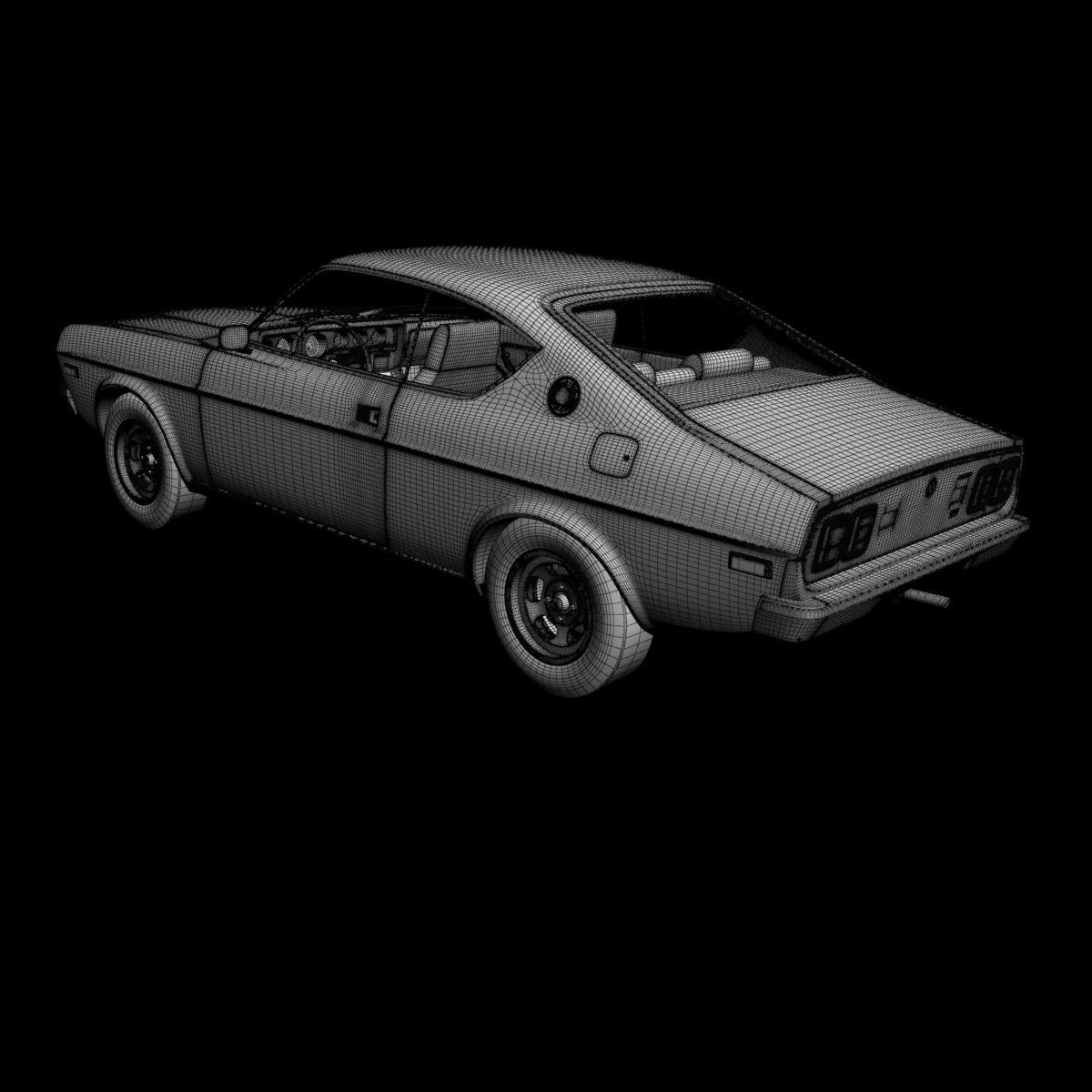 Mazda 929 LA3 3D model_15