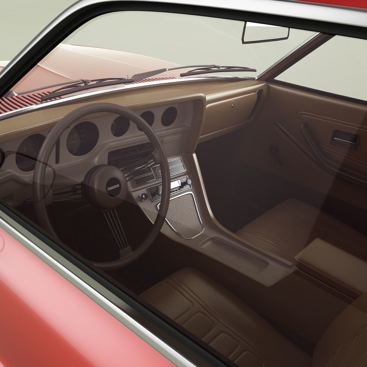 Mazda 929 LA3 3D model_8