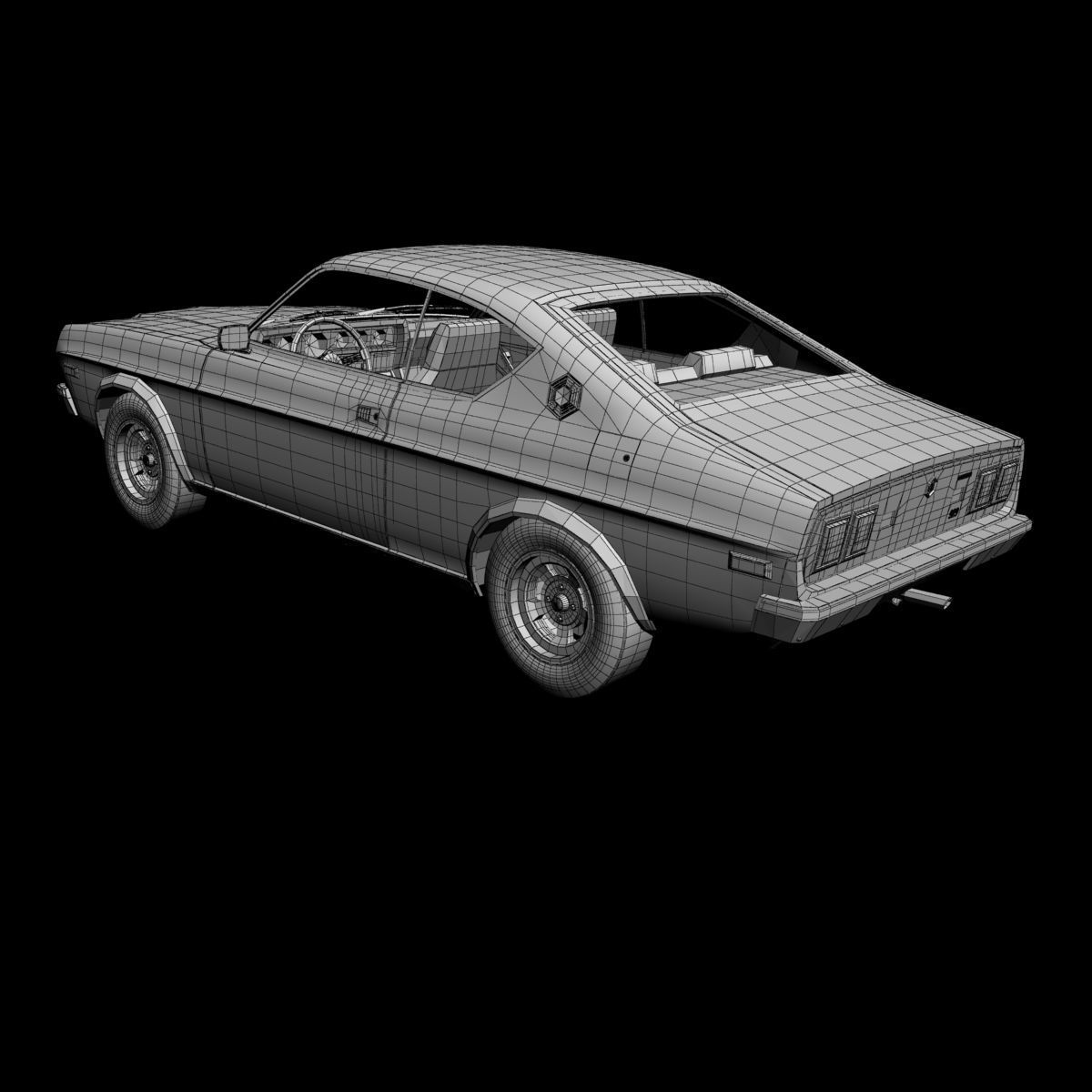 Mazda 929 LA3 3D model_14