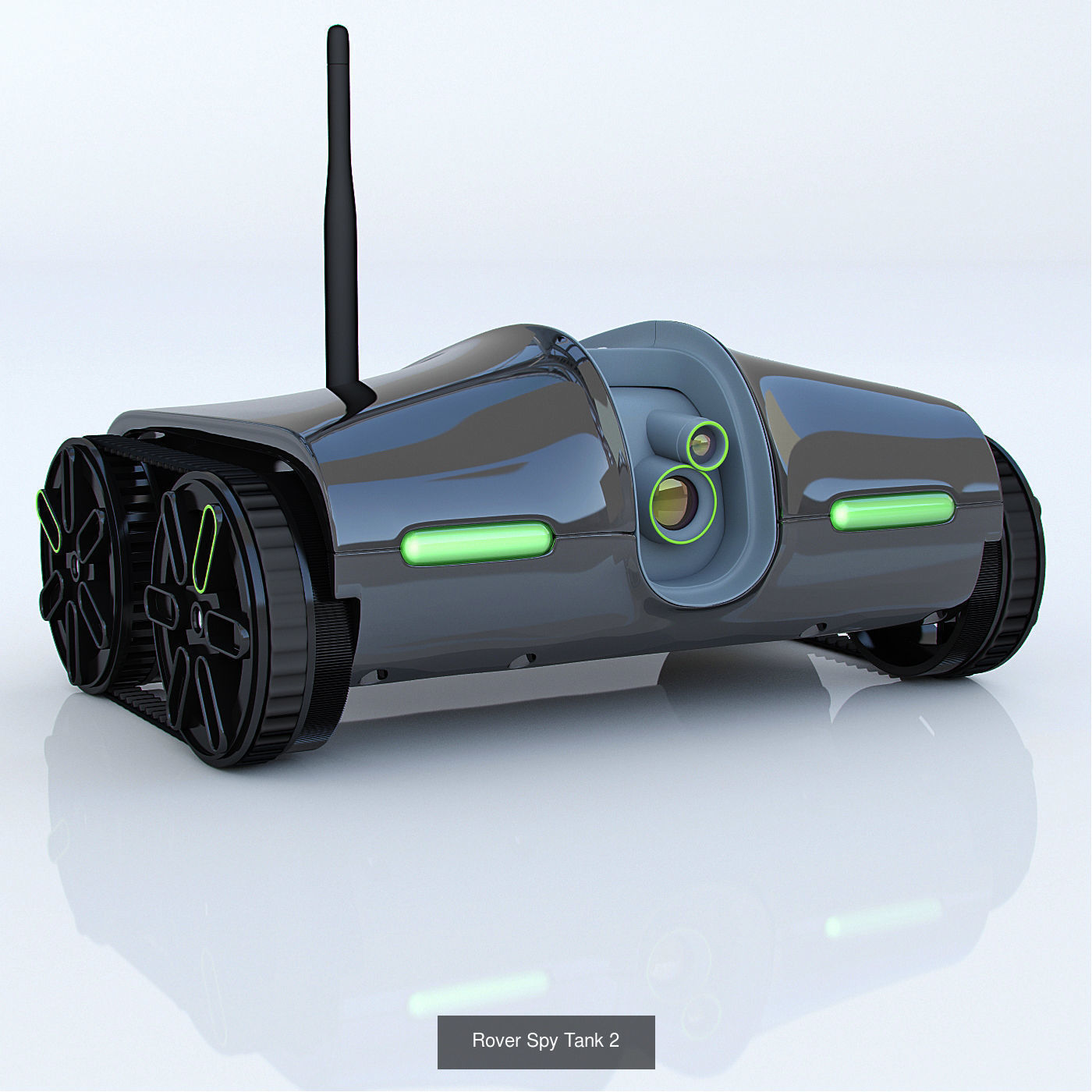 Rover Spy Tank 3D Model Collection_2