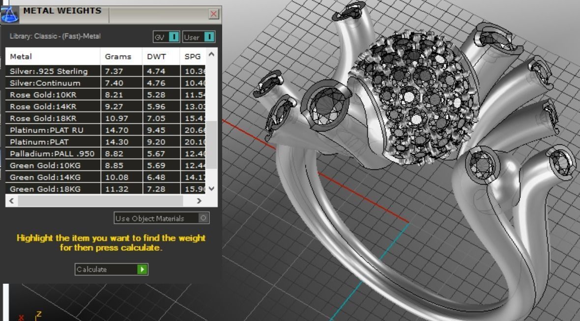 spheres ring 3D print model_3