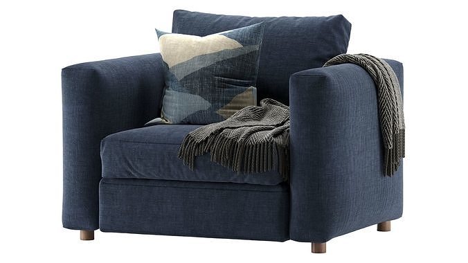 Finnala Armchair 3D model 2