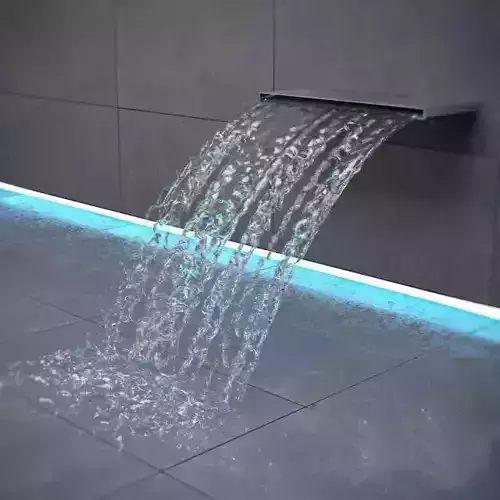 Fountains Collection Waterfall Low-poly 3D model