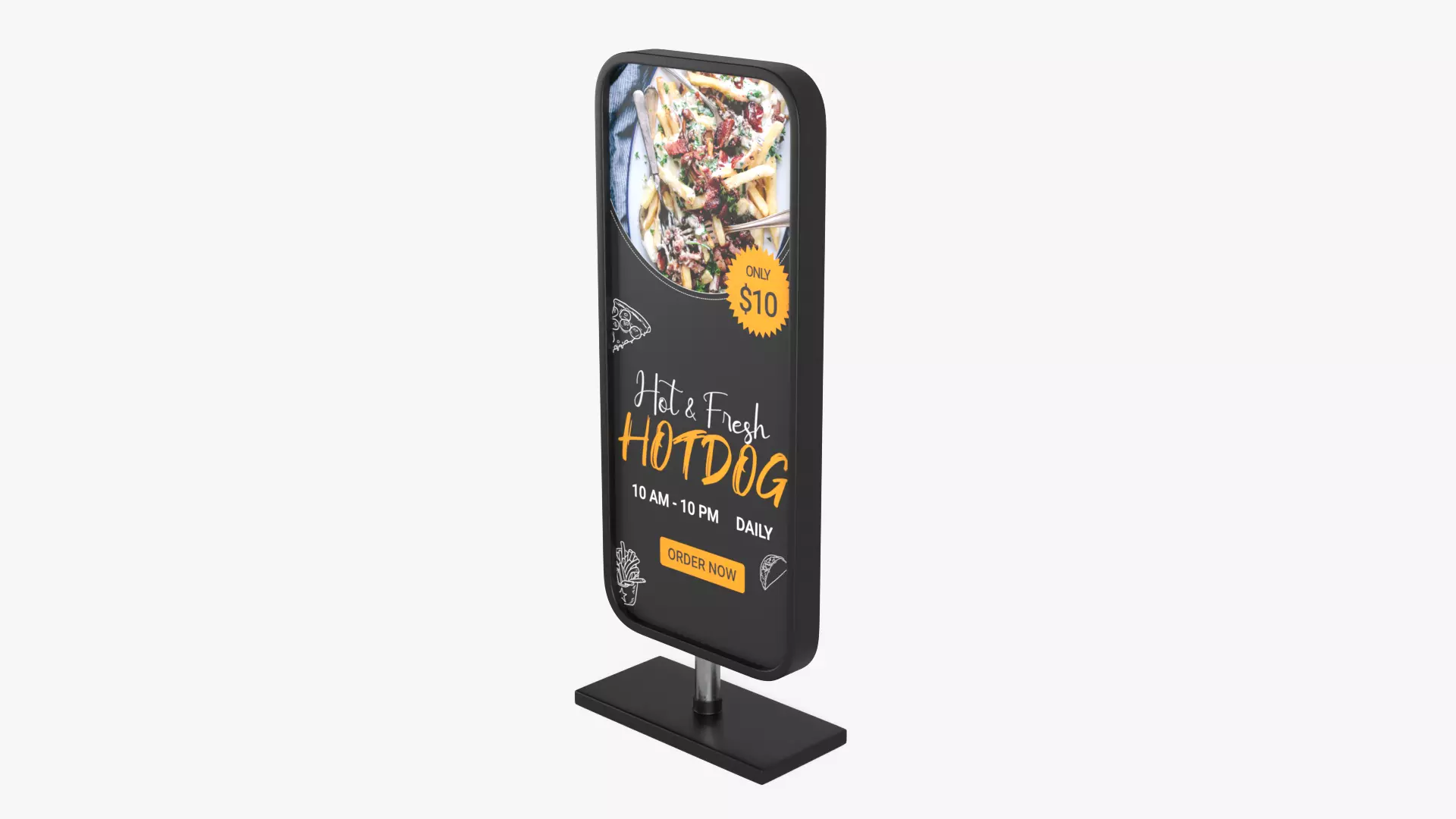 Advertising Stand 3D model_0