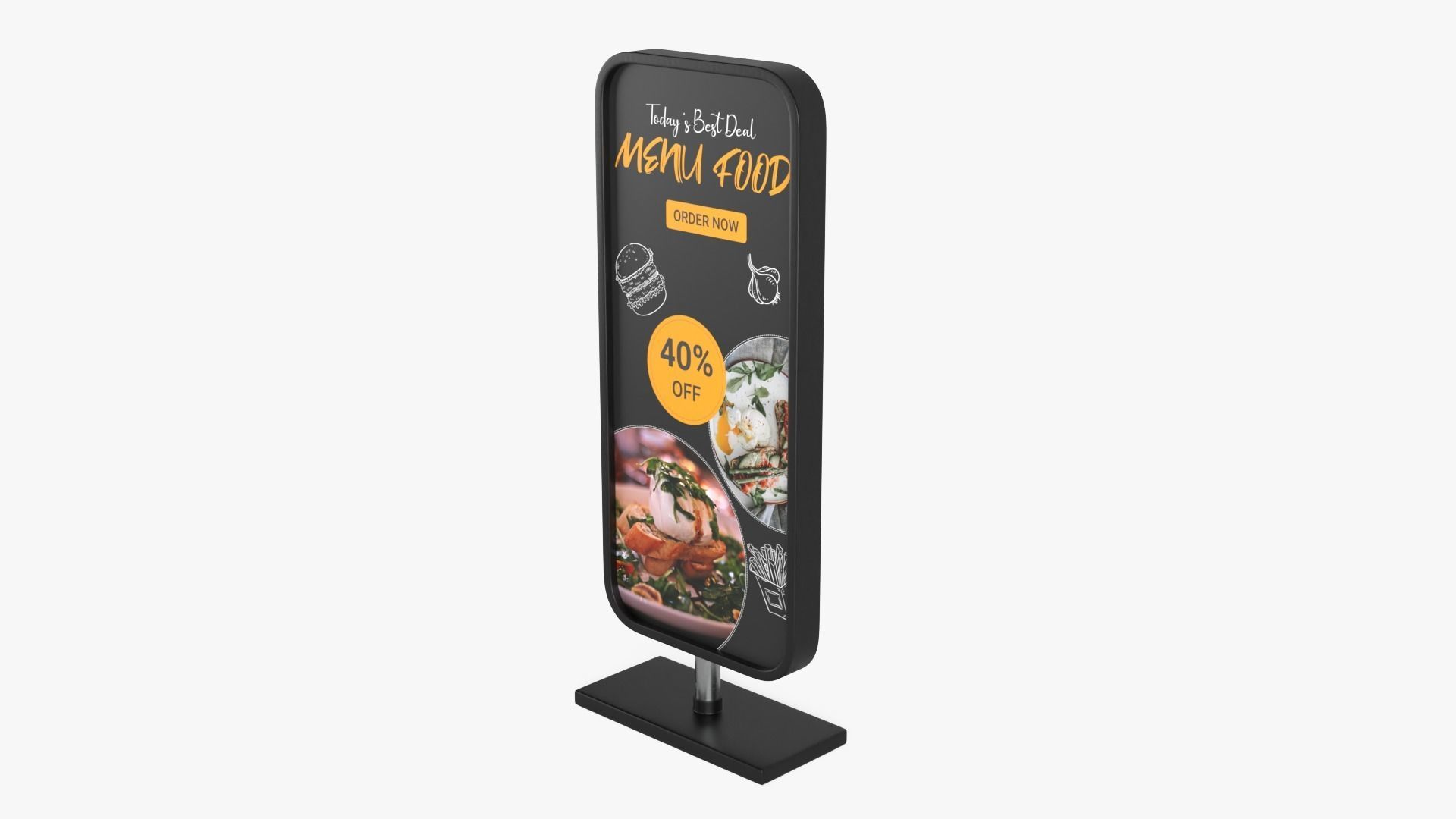 Advertising Stand 3D model_4