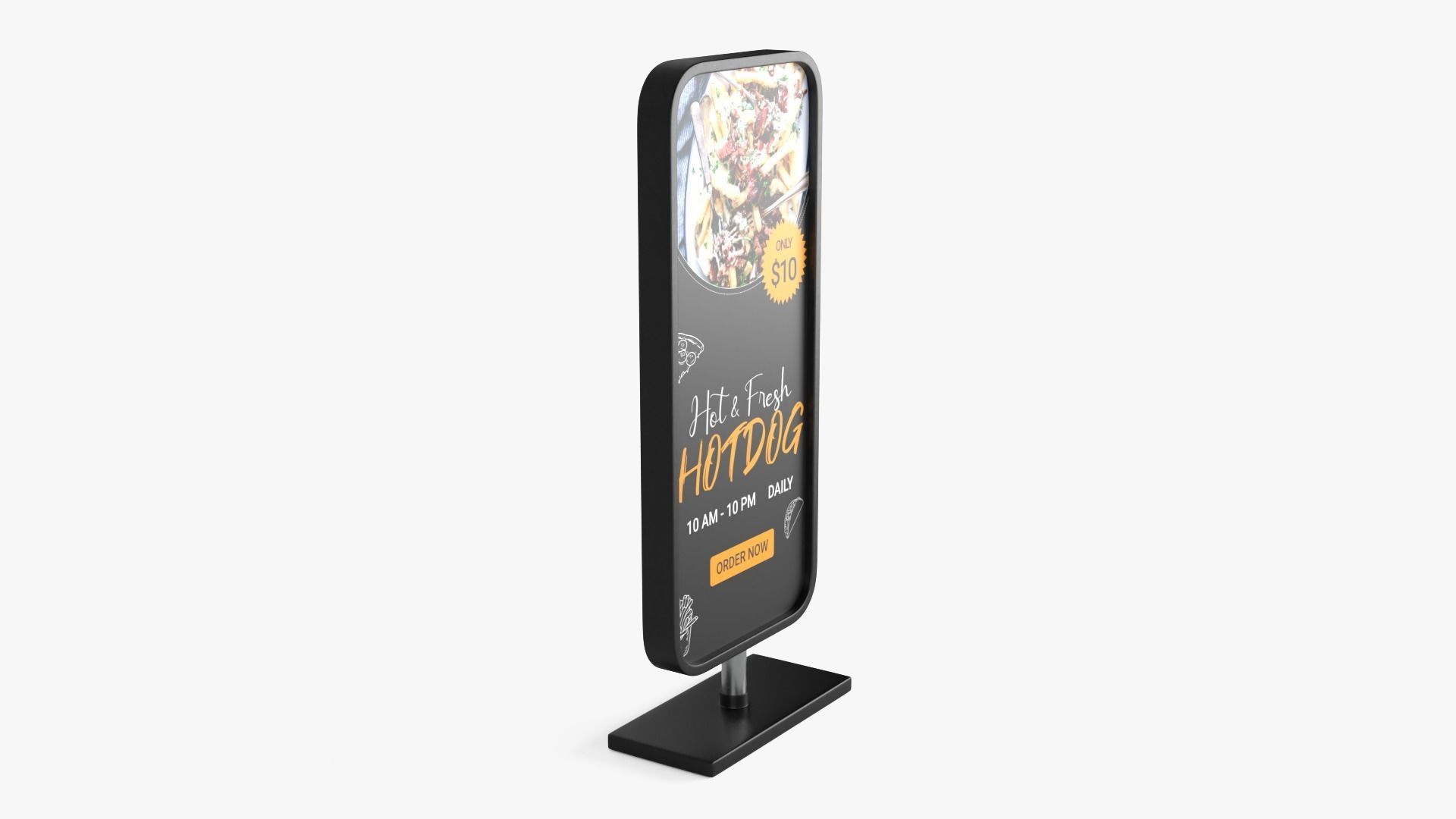 Advertising Stand 3D model_2