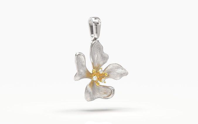 Flower pendant  3D print model