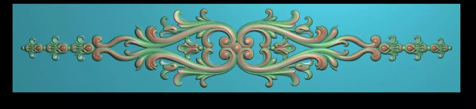 door 3D model dragonfly design greeting card 3D print model_0