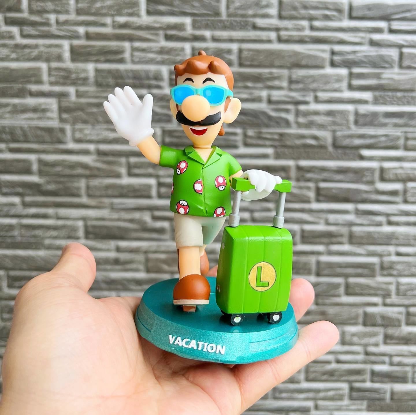 Luigi with summer vacation 3D print model_3