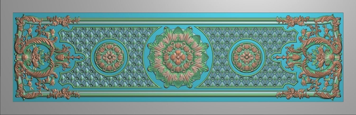 3D model tahitian rug 3D print model_1