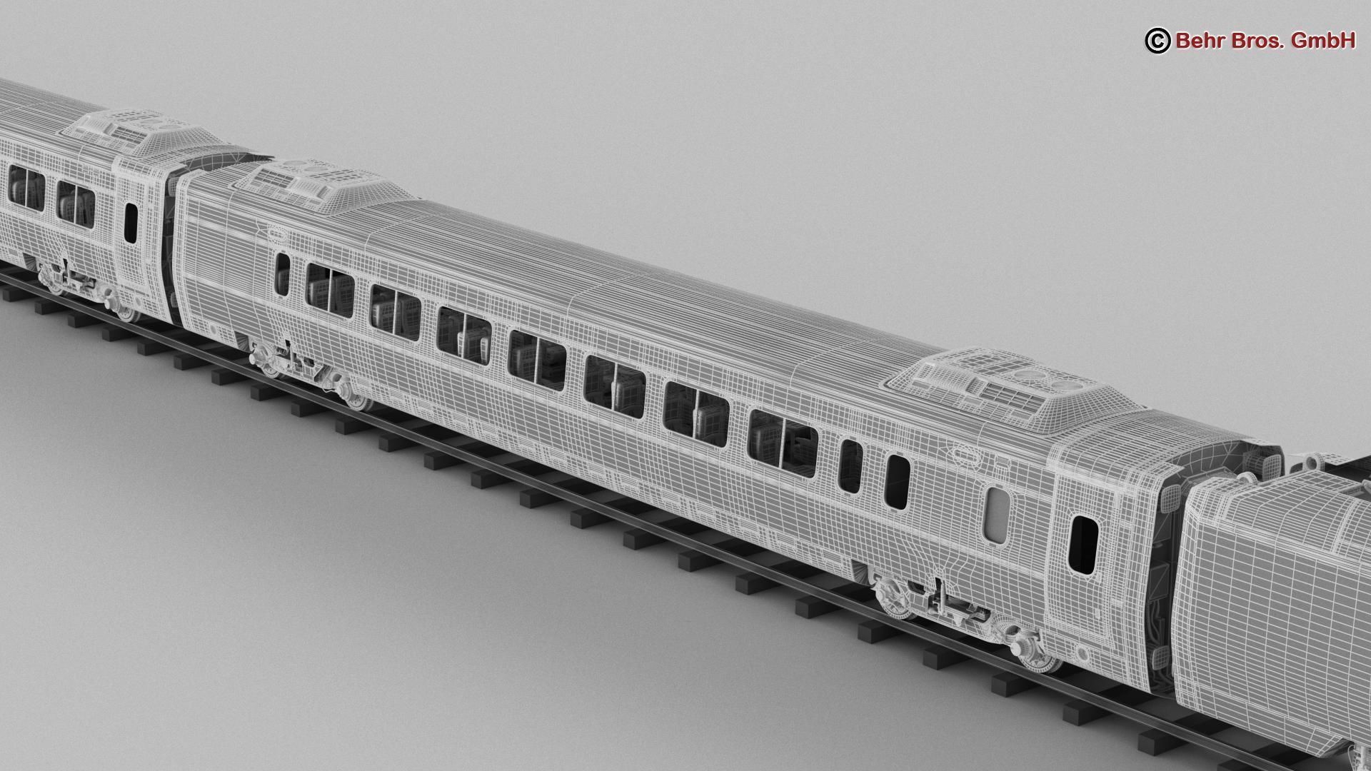 Acela Express 3D model_22