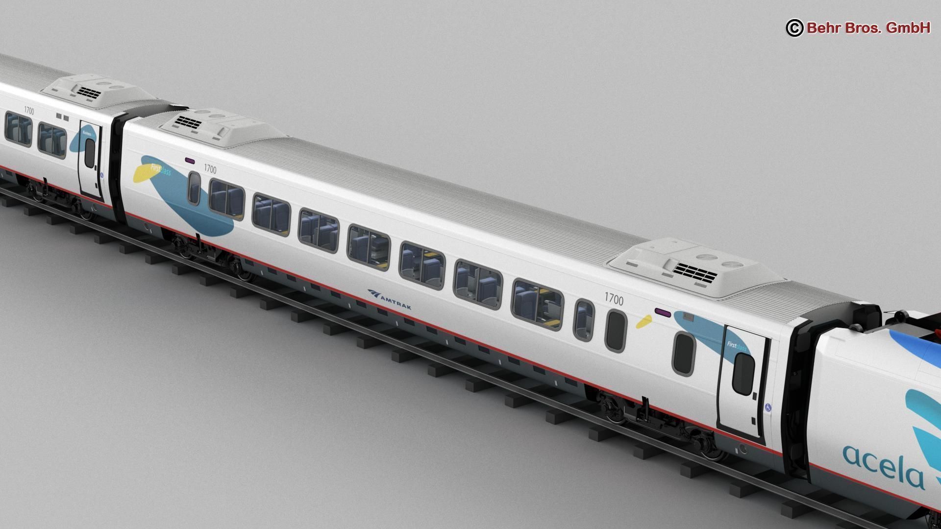 Acela Express 3D model_5