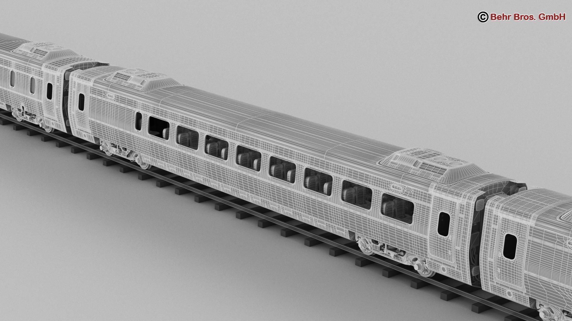 Acela Express 3D model_24