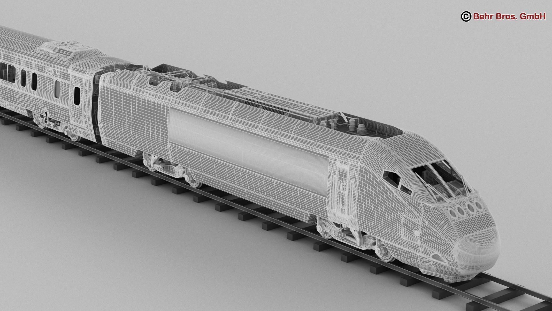 Acela Express 3D model_21